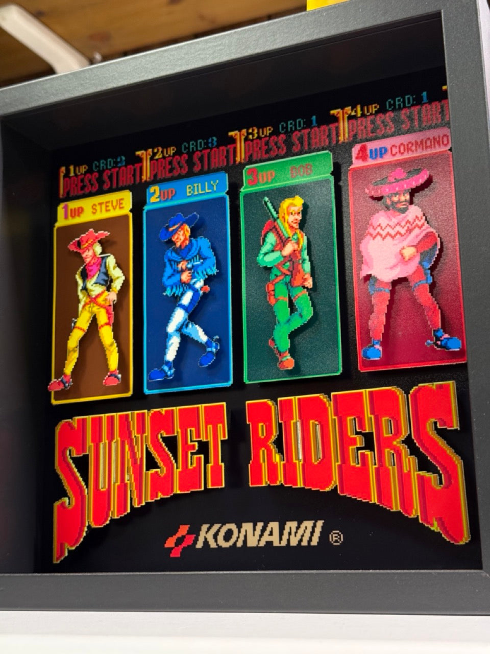 Sunset Riders - Selección de personajes