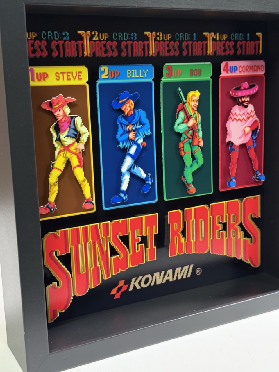 Sunset Riders - Selección de personajes
