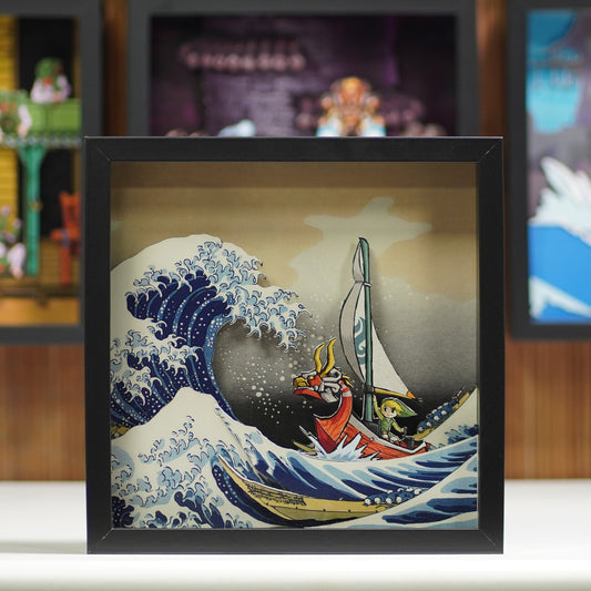 The Legend of Zelda: The Wind Waker x Hokusai