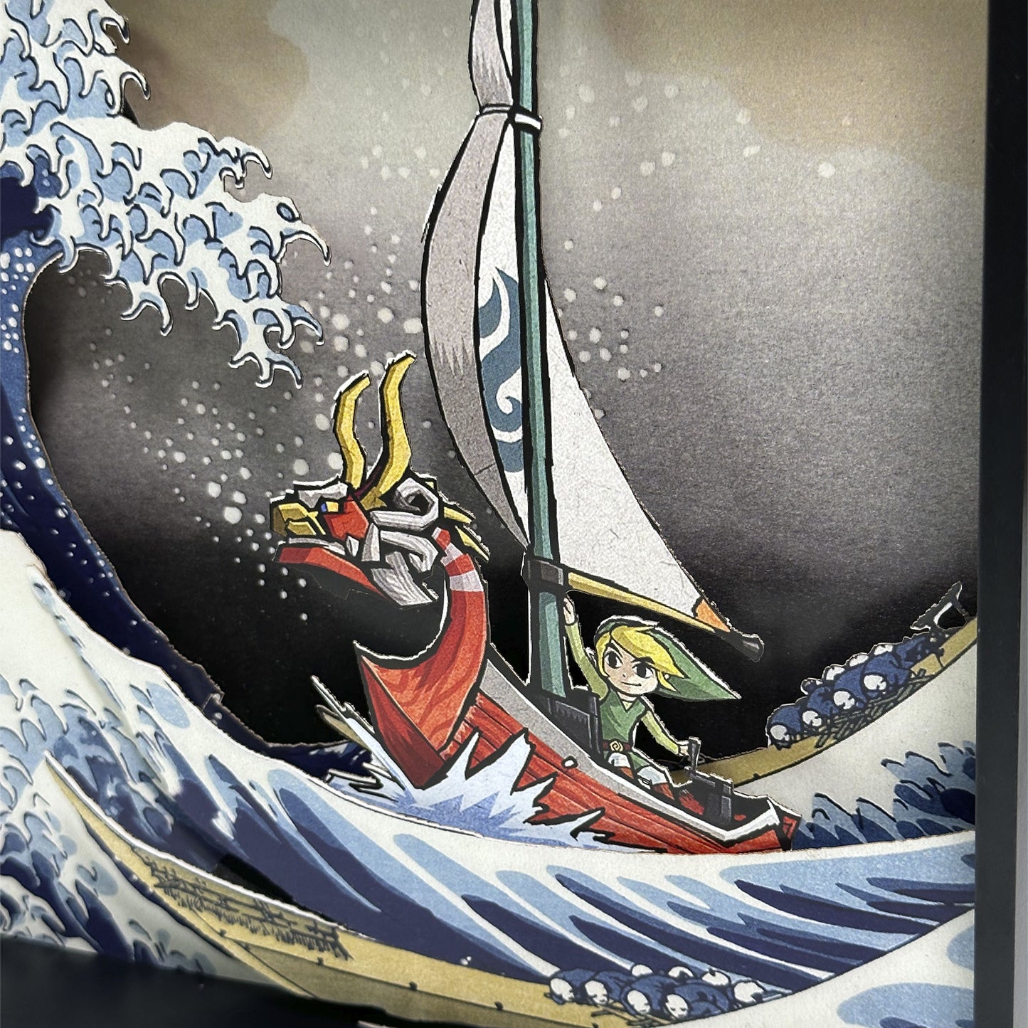 The Legend of Zelda: The Wind Waker x Hokusai