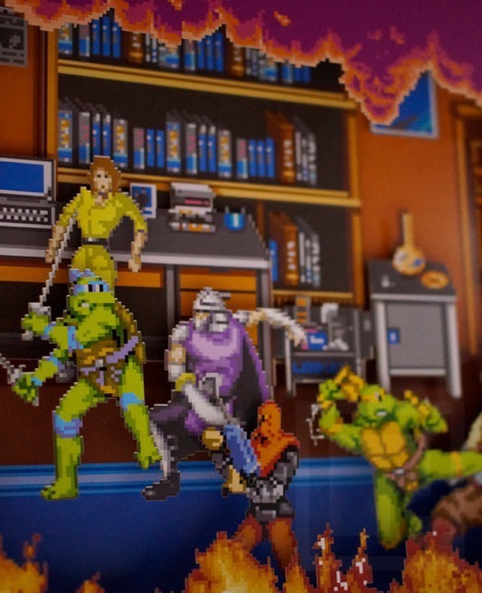 Tortugas Ninja - Interior edificio