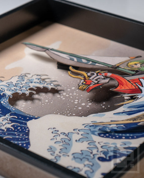The Legend of Hyrule: The Wind Waker x Hokusai