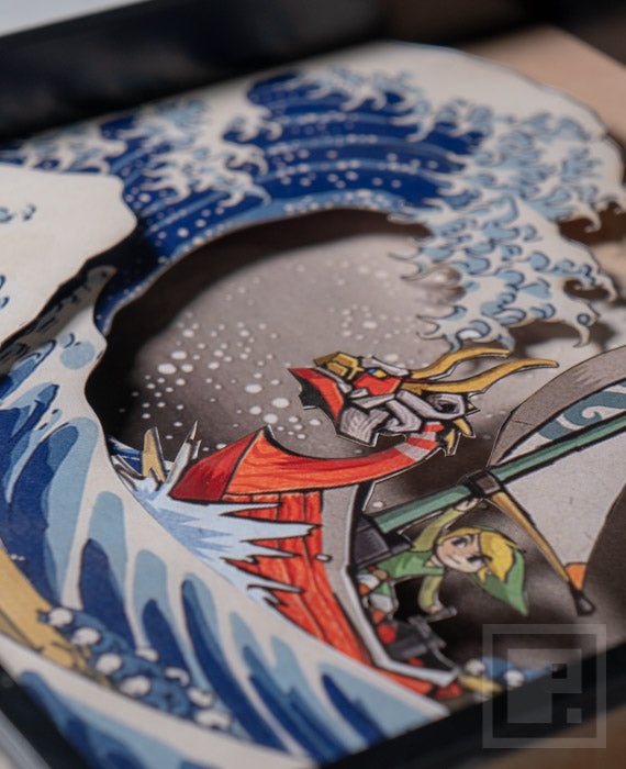 The Legend of Hyrule: The Wind Waker x Hokusai