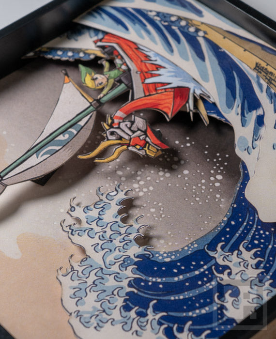 The Legend of Zelda: The Wind Waker x Hokusai