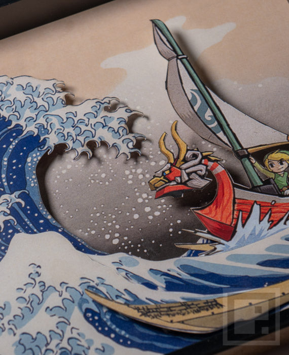The Legend of Hyrule: The Wind Waker x Hokusai