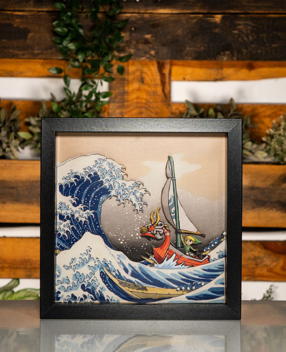 The Legend of Hyrule: The Wind Waker x Hokusai