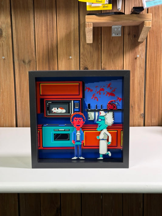Maniac Mansion - Cocina y cobaya