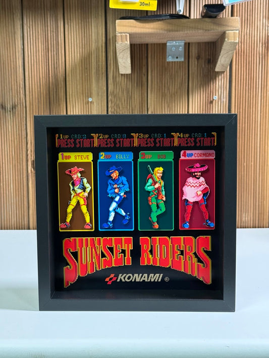 Sunset Riders - Selección de personajes