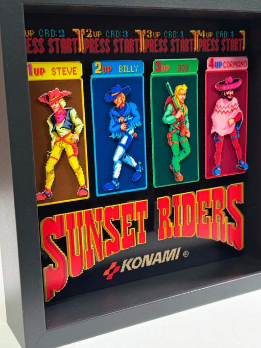 Sunset Riders - Selección de personajes